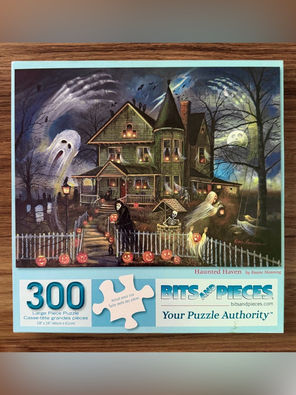 COMPLETE Haunted Haven 300 Piece Halloween Jigsaw Puzzle